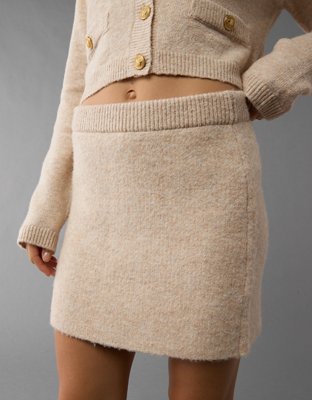 AE High-Waisted Sweater Mini Skirt