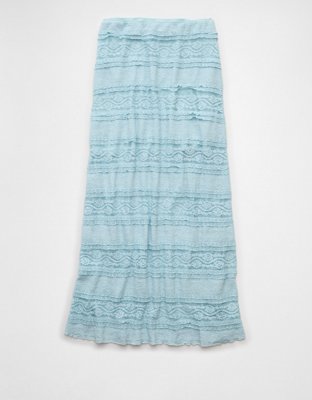 AE High-Waisted Lace Maxi Skirt