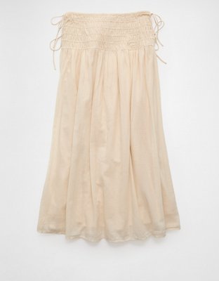 AE High-Waisted Tie Side Maxi Skirt