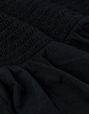 AE Sunchaser Knit High-Waisted Smocked Mini Skirt