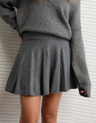 AE High-Waisted Sweater Mini Skort