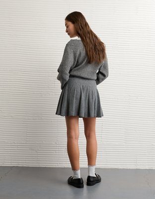 AE High-Waisted Sweater Mini Skort