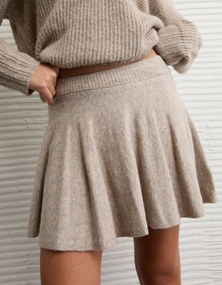 AE High-Waisted Sweater Mini Skort