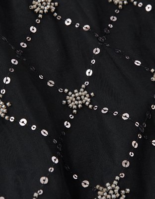 AE High-Waisted Sequin Maxi Skirt