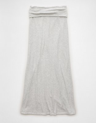 AE Cozy High-Waisted Foldover Maxi Skirt