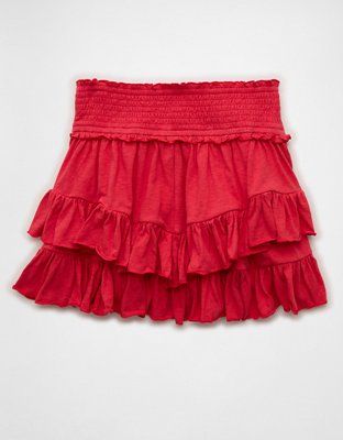the red thread airy tiered skirt mini 【公式通販】