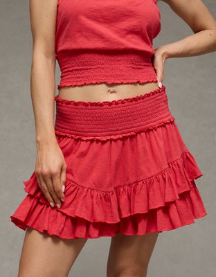 AE Sunchaser Tiered Mini Skirt