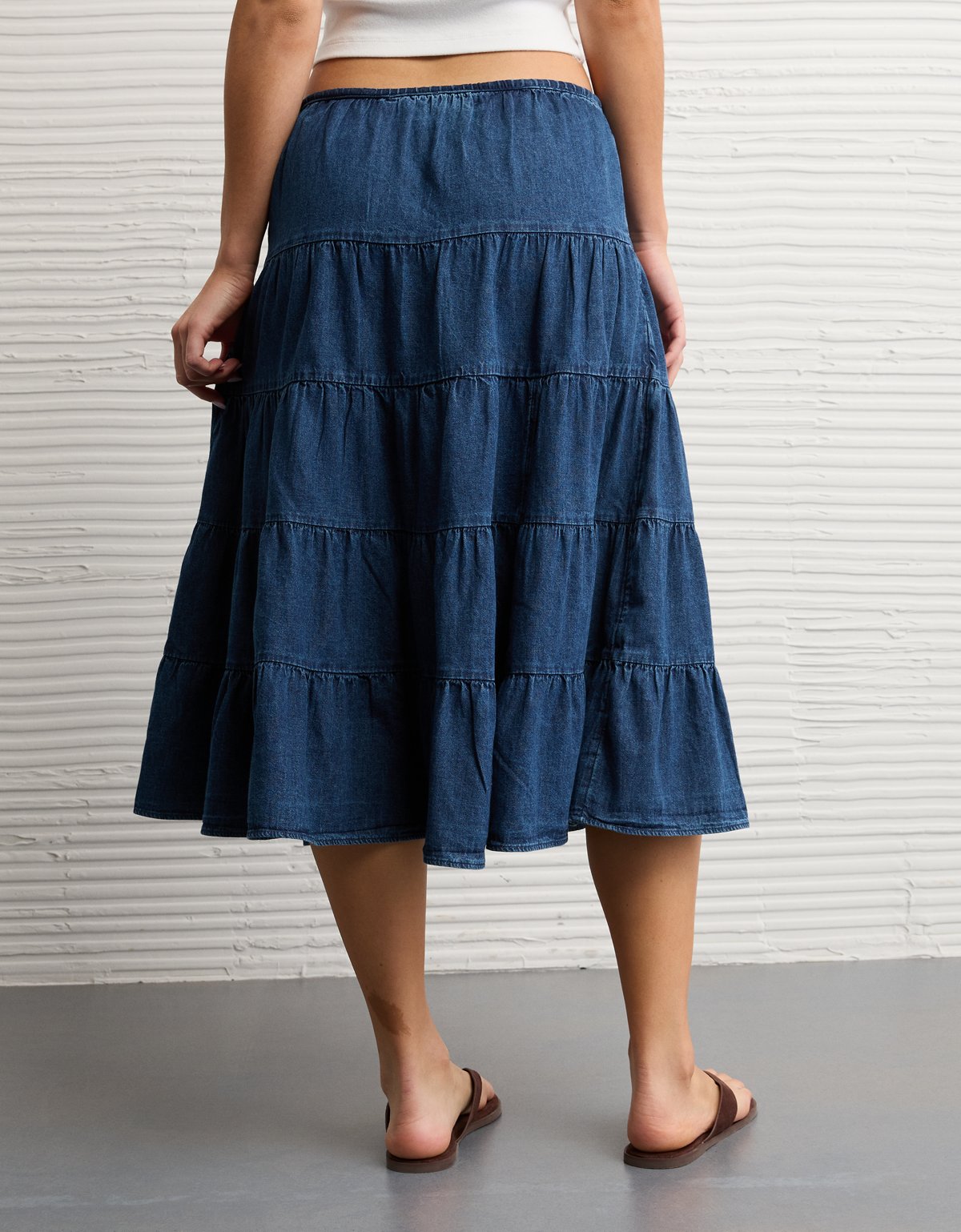 AE Tiered Midi Skirt - image 2