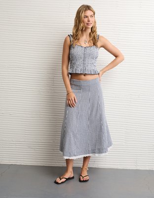 AE High-Waisted Midi Skirt