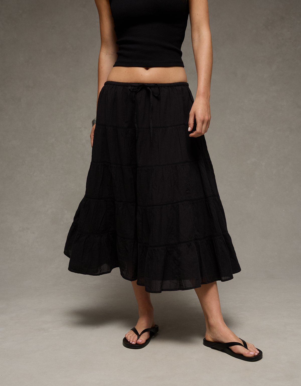 AE Tiered Midi Skirt - image 5
