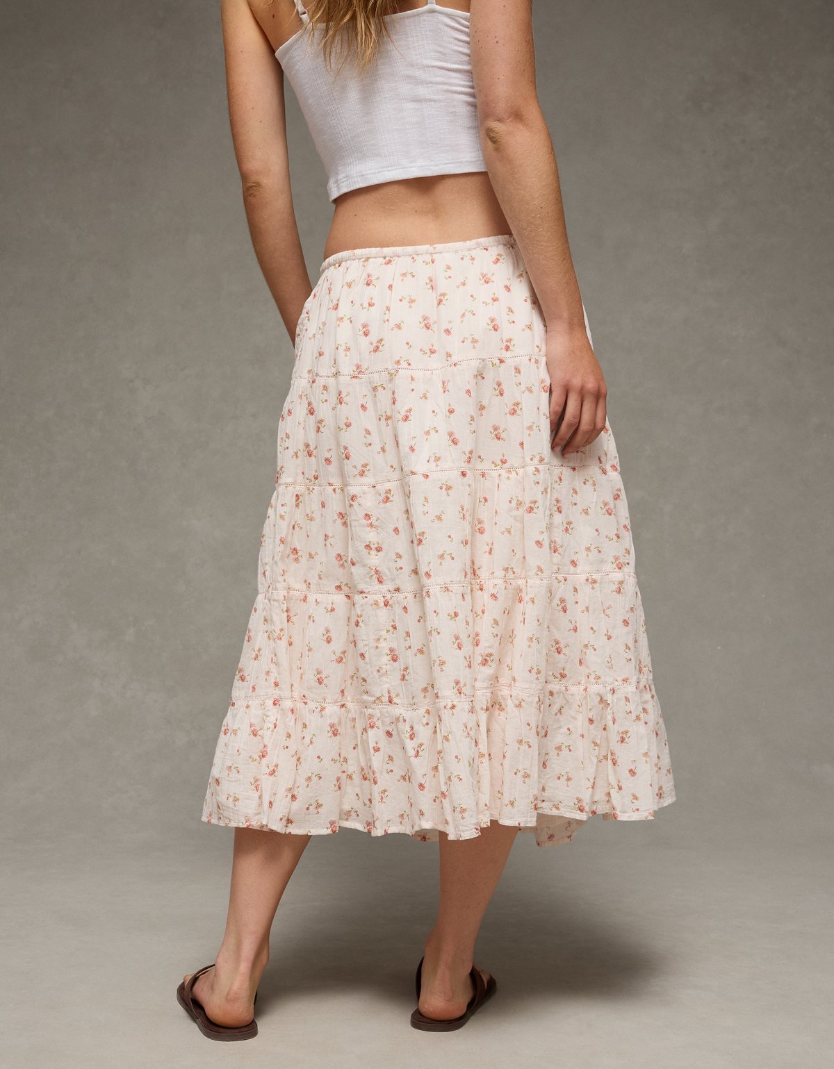 AE Tiered Midi Skirt - image 2