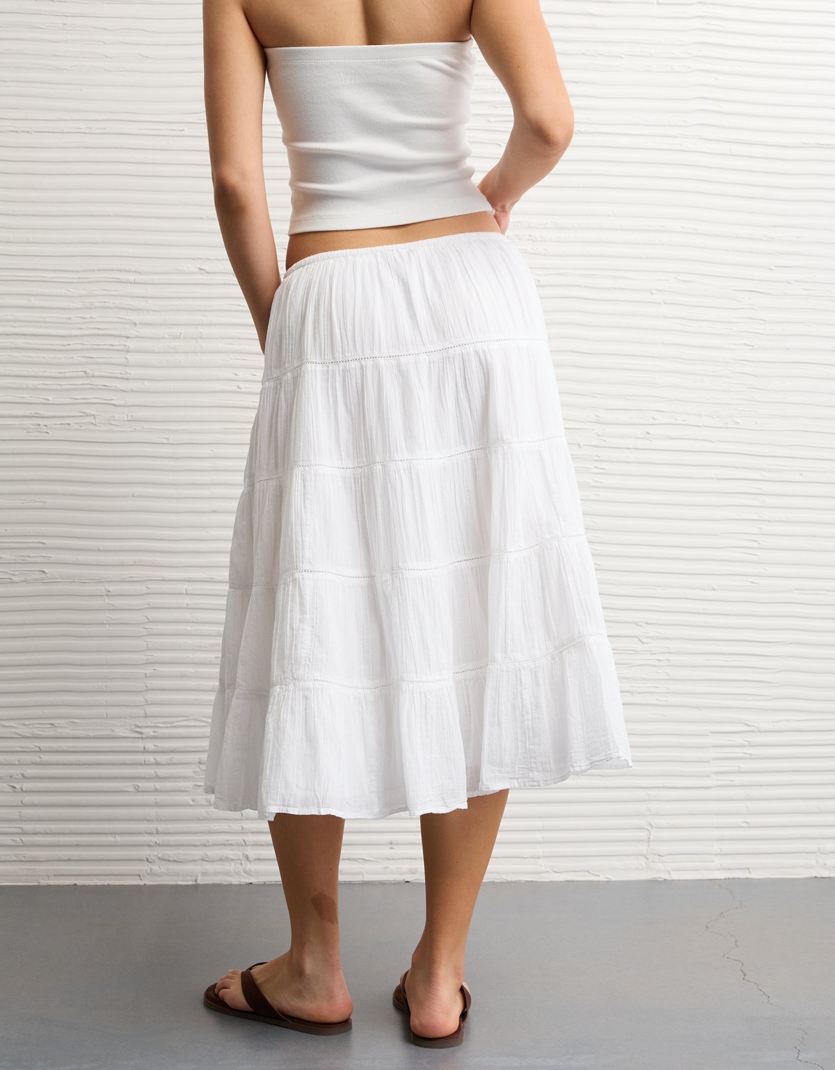 AE Tiered Midi Skirt - image 2
