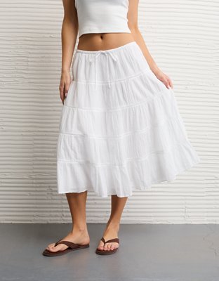 AE Mid-Rise Midi Skirt