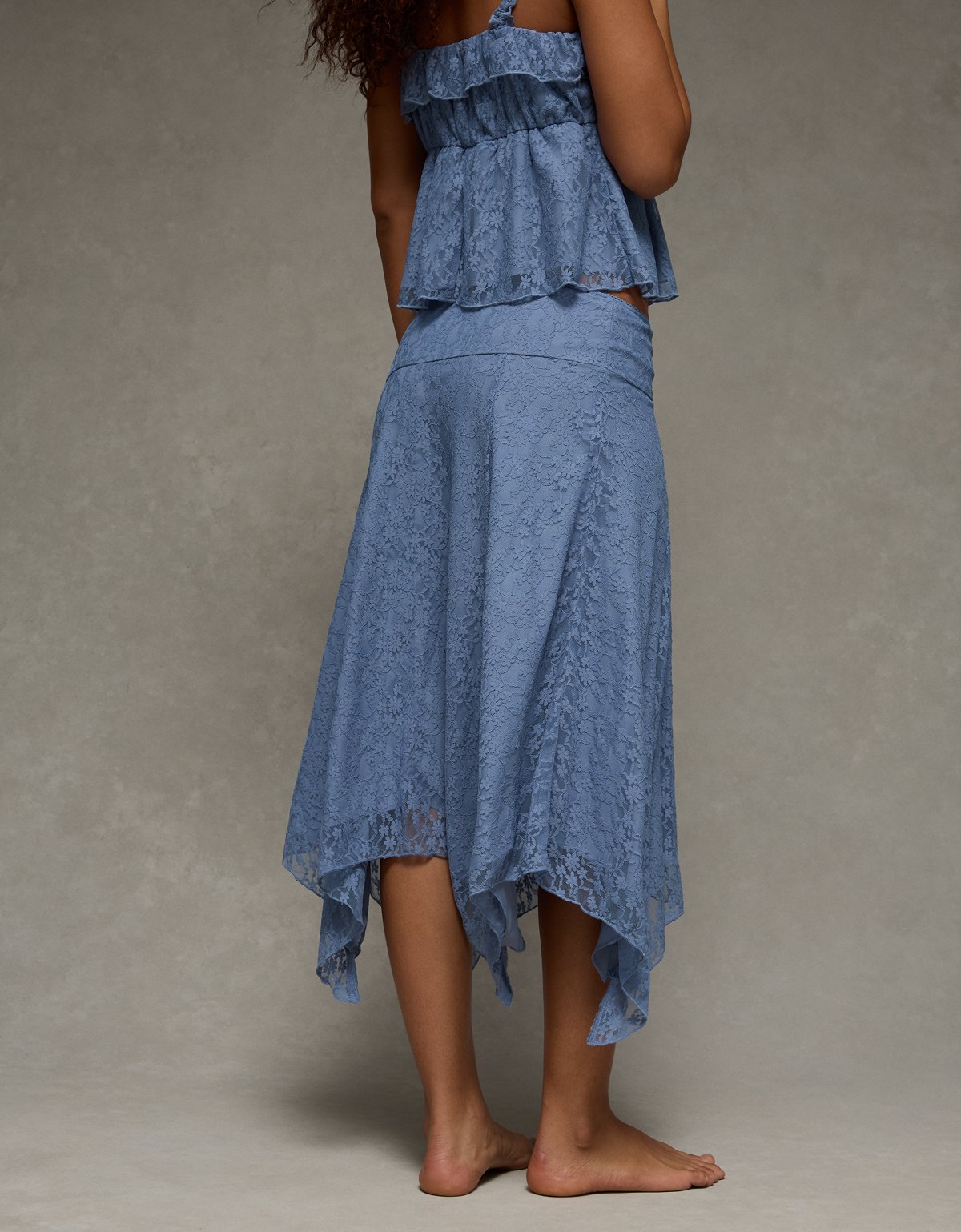 AE Mid-Rise Lace Maxi Skirt - image 2