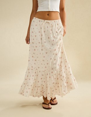 Женская юбка American Eagle AE Mid-Rise Maxi, цвет: Artifact — фото 1