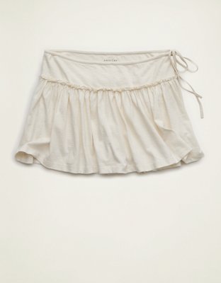 AE Mini Skirt con Elástico y Lazo Lateral