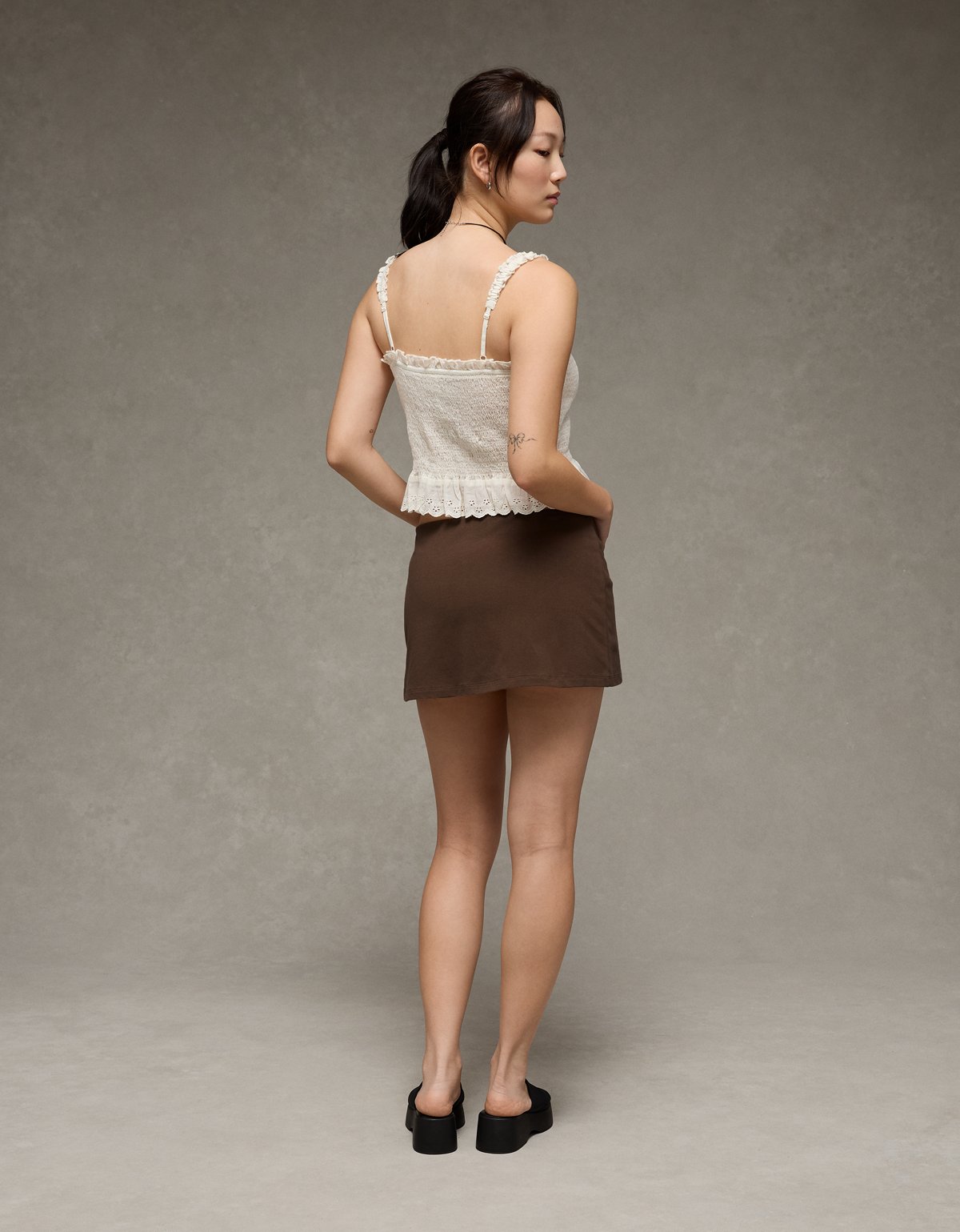 AE Low-Rise It Knit Micro Skort - image 2