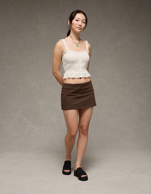 AE Low-Rise It Knit Micro Skort