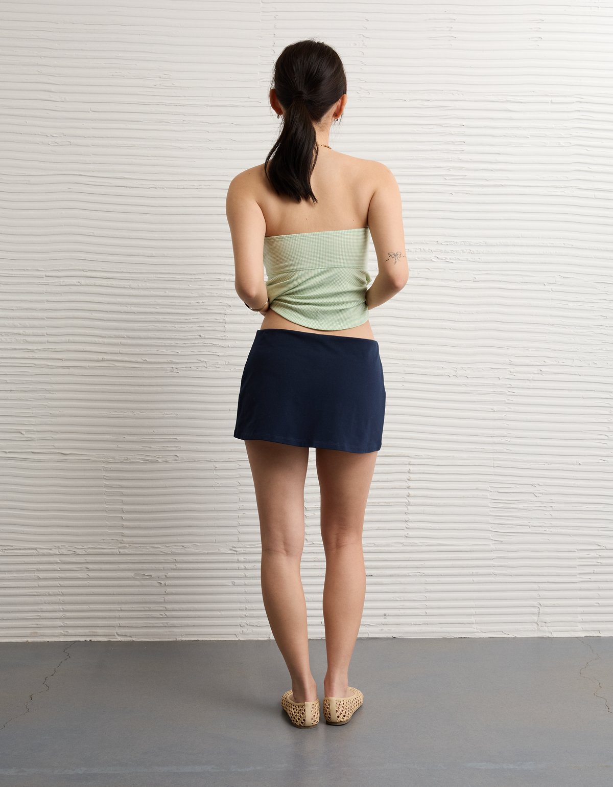 AE Low-Rise It Knit Micro Skort - image 2