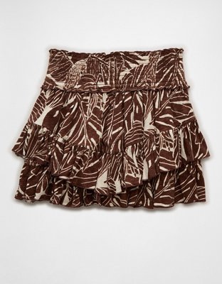 AE Sunchaser Tiered Mini Skirt | American Eagle