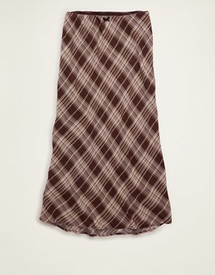 AE Low-Rise Slip Midi Skirt