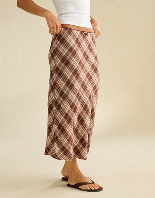 AE Low-Rise Slip Midi Skirt