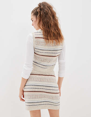 AE Fairisle Sweater Mini Skirt