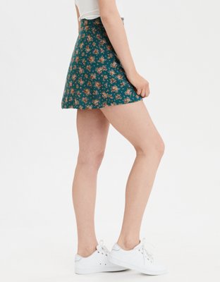 AE High-Waisted Wrap Mini Skirt