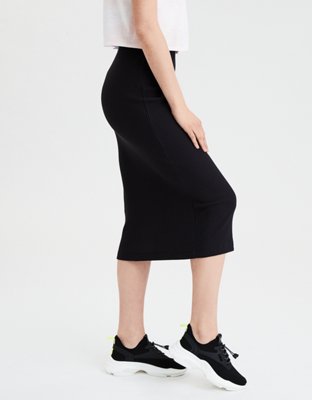 Женские юбки American Eagle AE High-Waisted Midi Skirt — фото 4