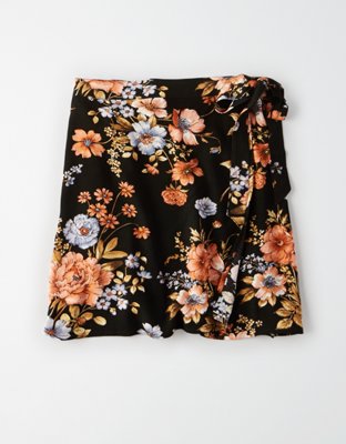 Женские юбки American Eagle AE High-Waisted Tie Wrap Mini Skirt — фото 3