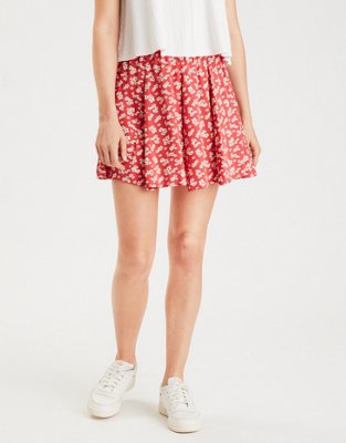 AE Floral Flutter Mini Skirt