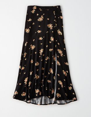 Женские юбки American Eagle AE Button Up Sip Midi Skirt — фото 3