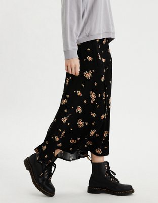 Женские юбки American Eagle AE Button Up Sip Midi Skirt — фото 5