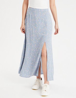 American eagle shop floral maxi skirt