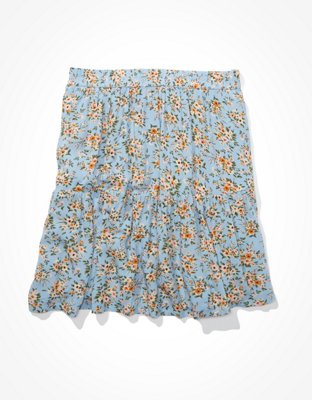 Женские юбки American Eagle AE Tiered Mini Skirt — фото 3