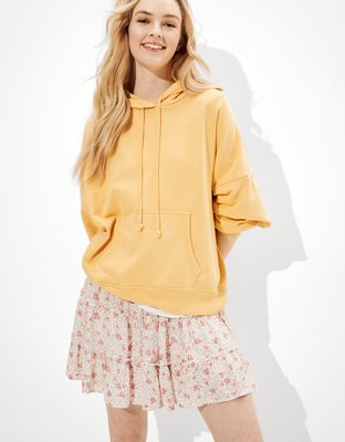 Женские юбки American Eagle AE Floral Tiered Smocked Mini Skirt — фото 5