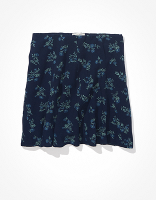 AE Floral Godet Mini Skirt