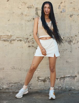 Jupe-short en tricot tendance AE