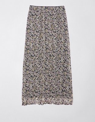 AE Mini Mesh High-Waisted Midi Skirt