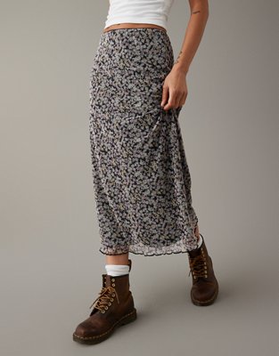 Aerie Crochet Midi Skirt  Men's & Women's Jeans, Clothes