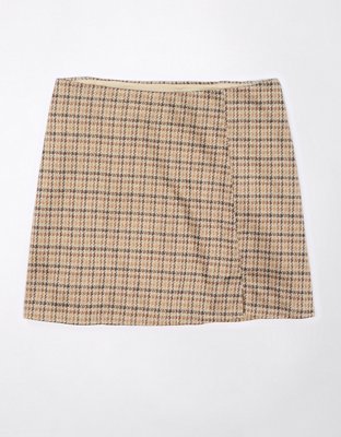 AE Skort Tejido de Diseño Escocés a la Moda