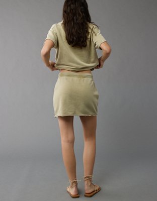 Женские юбки American Eagle AE High-Waisted Knit Mini Skirt — фото 6