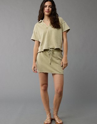 Женские юбки American Eagle AE High-Waisted Knit Mini Skirt — фото 2