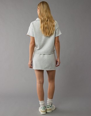 AE High-Waisted Fleece Mini Skirt