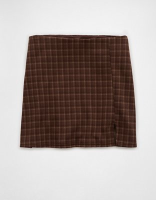 Женские юбки American Eagle AE It Knit Plaid Skort — фото 3
