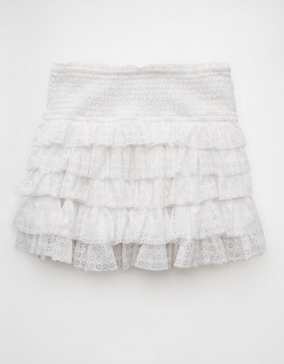 AE High-Waisted Ruffle Mini Skort