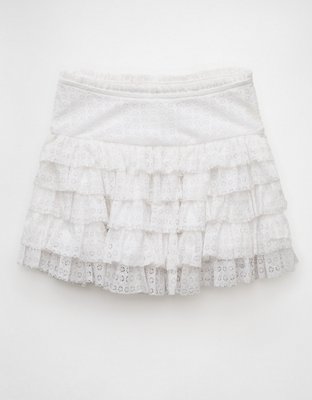 AE High-Waisted Ruffle Mini Skort