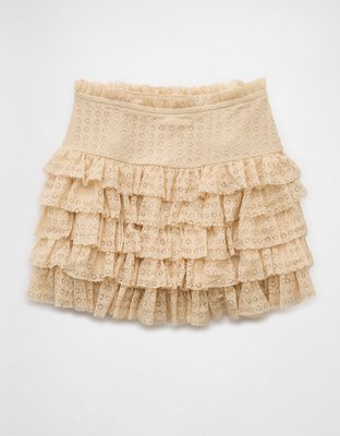 AE High-Waisted Ruffle Mini Skort