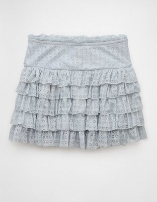 AE High-Waisted Ruffle Mini Skort