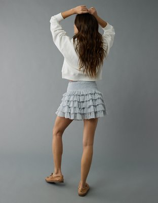 AE High-Waisted Ruffle Mini Skort